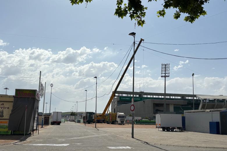 Montaje Feria Córdoba 2025 El Arenal SADECO PORTADA CASETAS