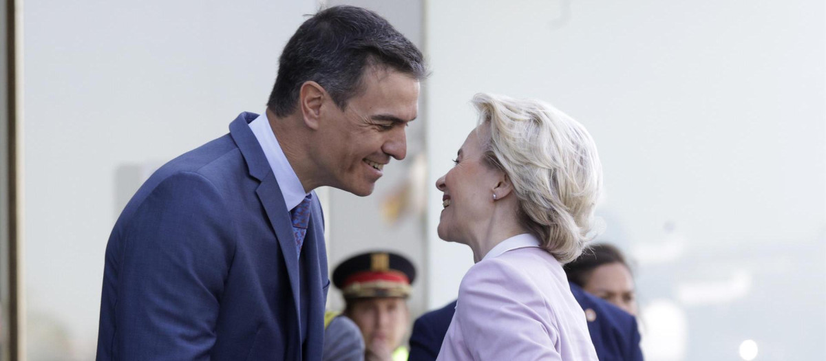Sánchez y Von der Leyen en Barcelona