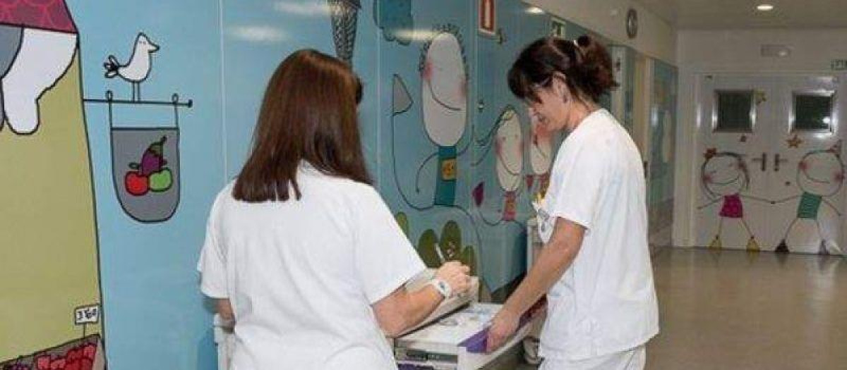 Enfermeras en un hospital