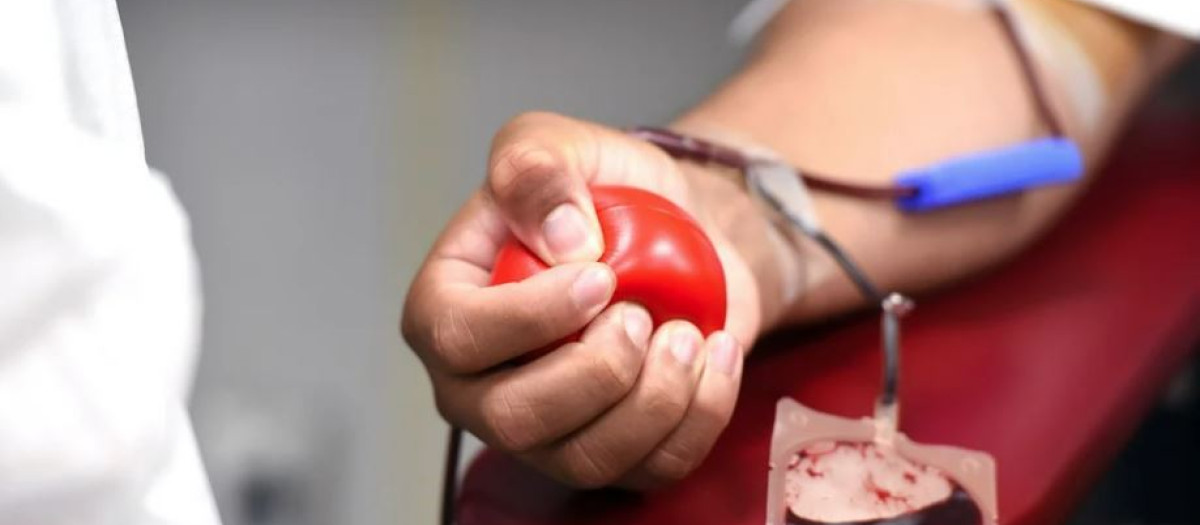 Imagen de recurso de una donación de sangre