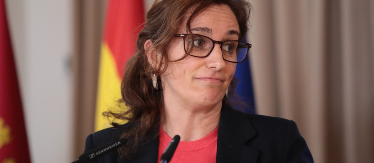 La ministra de Sanidad, Mónica García, en una imagen de archivo