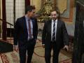 Sánchez y Ábalos en el Congreso, en febrero de 2020