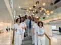 Gloria Cuadro y el equipo de enfermeria