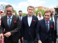 Almeida y Feijóo en la misa de San Isidro
