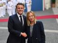 Meloni y Macron sellan una nueva etapa de entendimiento para una Europa más fuerte y unida y un apoyo a Ucrania