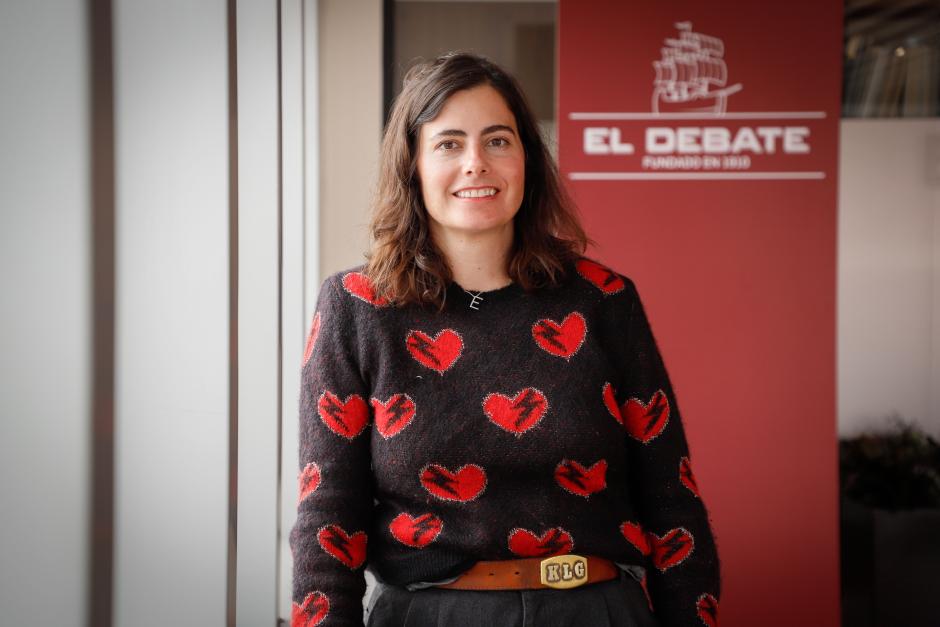 La periodista Emilia Landaluce en una entrevista con El Debate