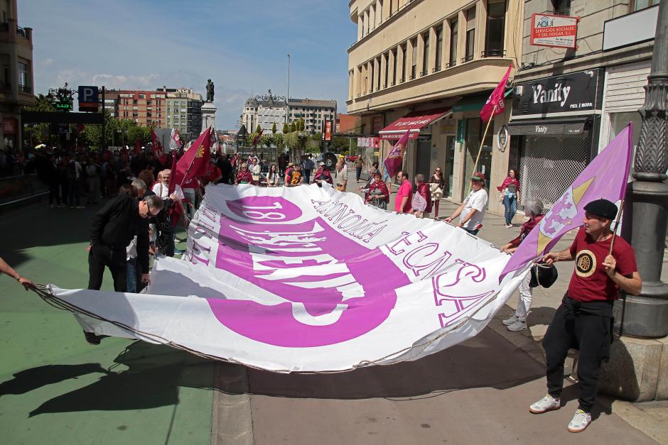 Manifestación leonesista, en León, este domingo